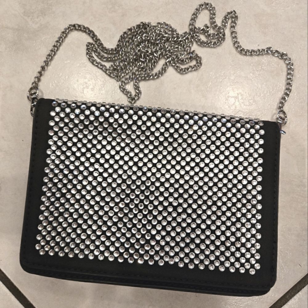 Rhinestone Clutch Shoulder Bag